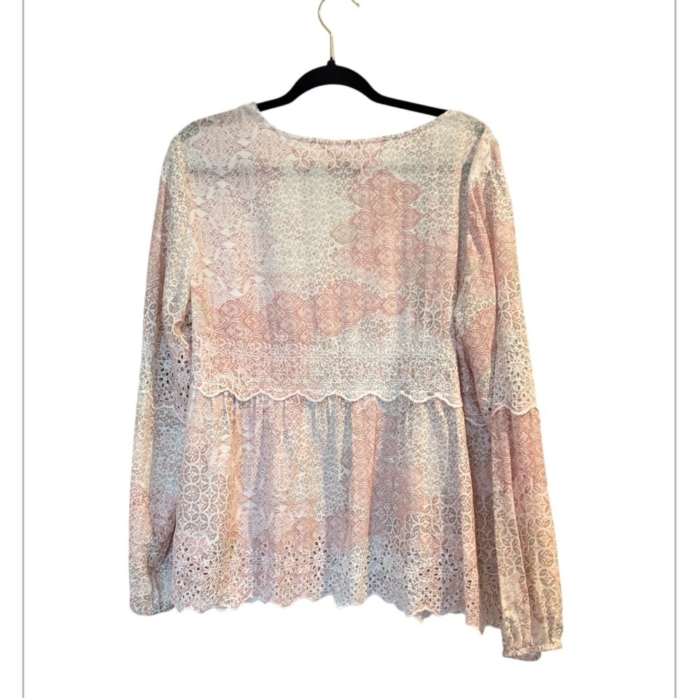 Style & Co Pale Pink & White Embroidered Tunic Top Size XL
(Bin 1) - Picture 2 of 14